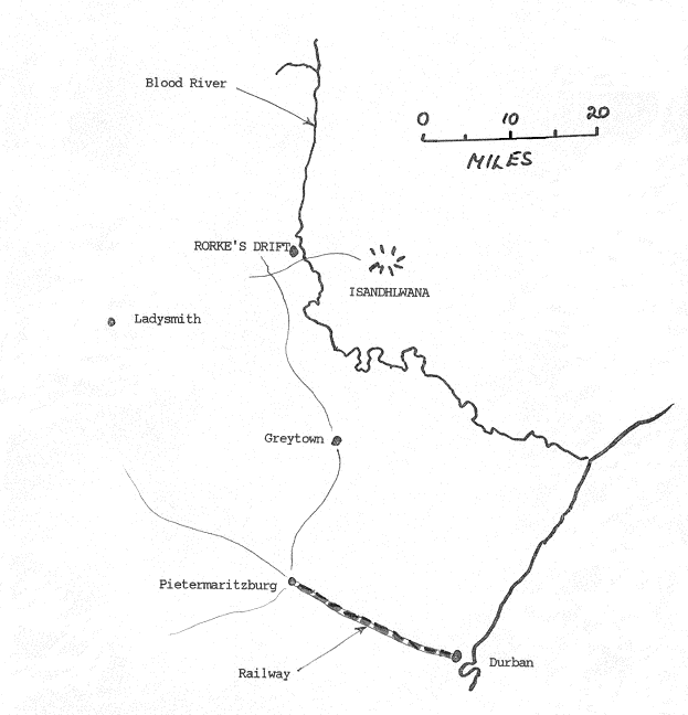 Rorke`s Drift, Isandhlwana, Greytown