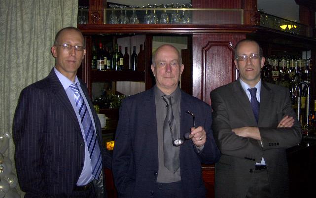 Ian Alabaster and his two sons