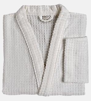 Alabaster unisex bathrobe