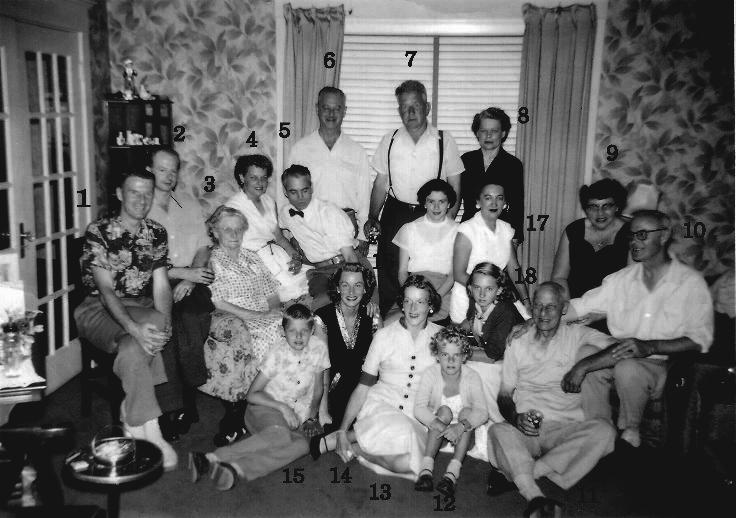 Wedding Anniversary of William Henry Ashbourne Silvester and Clara Rose Silvester nee Alabaster, 11 Oct 1952, Vancouver, BC