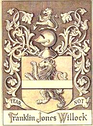 Franklin Jones Willock Book Plate