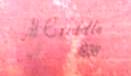 M Criddle, name on rear of canvas