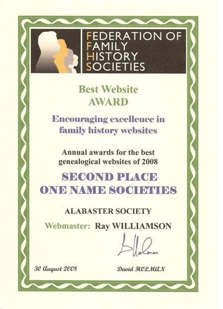 One Name Studies -- Second Prize