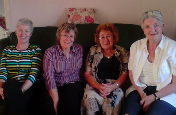 Laraine with some of her cousins