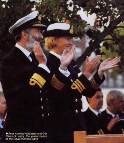 Rear-Admiral Alabaster and Commander Hancock