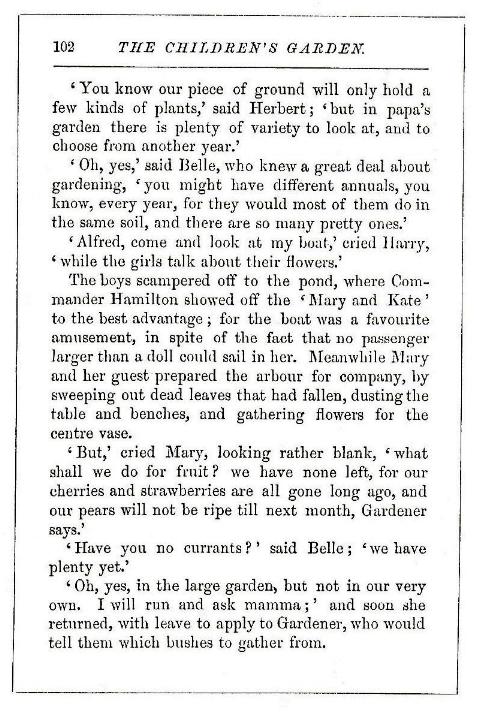 Children`s Garden, Misses Catlow