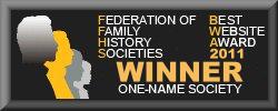 FFHS One-Name Societietis Winner 2011